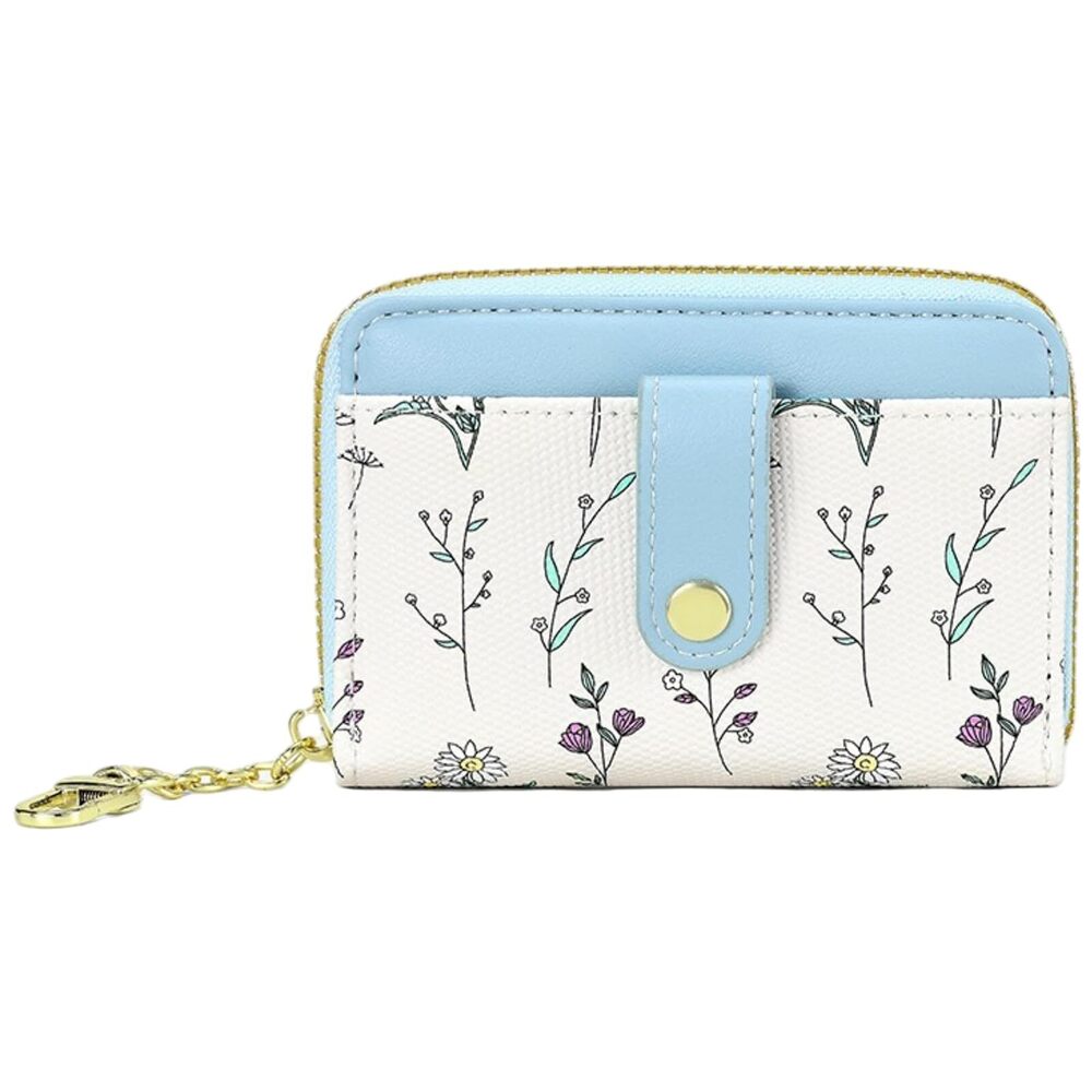 1941 Keychain Coin Purse Small Zipper Mini Change Purse Wallet Cute Flower